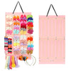 ODMART Hair Bows Holder & Organizer with 16 Ribbons  Large Capacity Baby Hair Accessories Storage Display, Wall Hanging Bow Hol