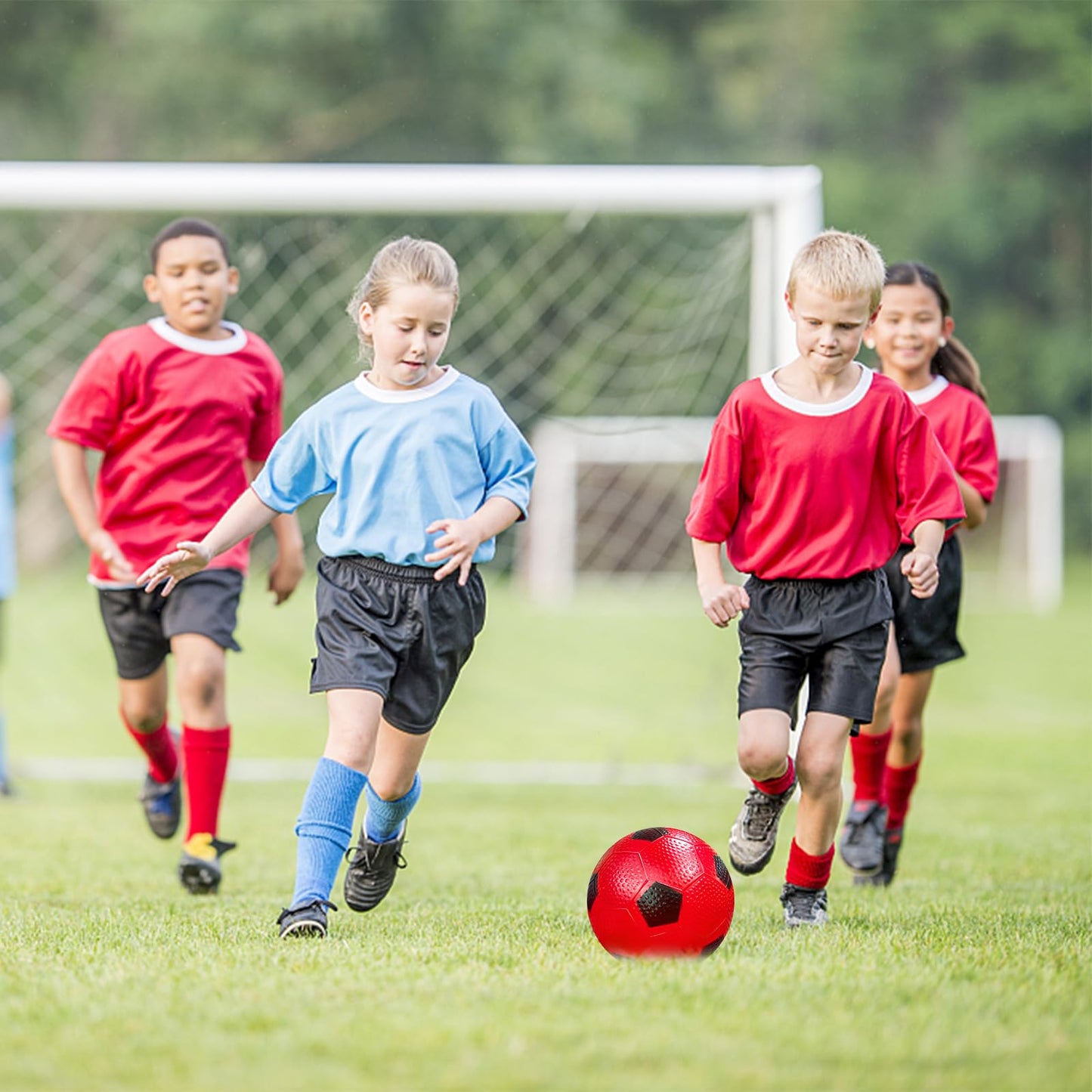 Ynanimery 12 Pack Mini Soccer Balls for Kids, 4 Inflatable Mini Soccer Balls for Indoor Outdoor Games, Small Soccer Balls for