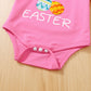 Morygooder Baby Girl My 1St Easter Outfit Newborn Easter Bell Bottom Outfit (Pink,0-3 Months)