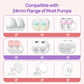 Nuliie 10Pcs Flange Sizing Kit 13/15/17/19/21Mm For 24Mm Flange/Shield Of Most Pumps, Silicone Flange Insert For Momcozy/Spectra