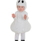 Underwraps Unisex Child Underwraps Toddler'S Halloween Ghost Belly Babies Costume, White, X-Small Us