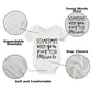 Ysculbutol Baby Twins Girl Bodysuits Sometimes When You Pray For A Miracle God Gives You 2Pcs Boy Clothes(M White12M)