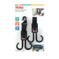 Nuby 2-In-1 Deluxe Adjustable Baby Stroller & Car Seat Hooks For Hanging Bags, Toys- Hang Or Remove Items From Hooks With One Ha
