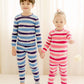 Vaenait Baby Kids Junior 100% Cotton Sleepwear Pajamas 2Pcs Set Tiedye-Bluenavy-244 M