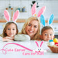 Plush Bunny Ears Headband, 12Pcs Easter Bunny Ears Headbands, Bunny Hairbands For Holiday Easter Birthday Party Favors (2 Colors