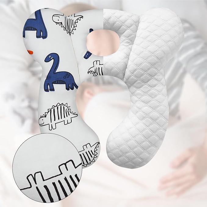 Baby Travel Pillow, Infant Kid'S Cushion Soft And Skin Friendly For Car Seat, Pushchair And Stroller (Style L)