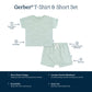 Gerber Baby Boys T-Shirt And Shorts Set, Waves, 18 Months