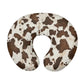 Tongluoye Brown Cowhide Nursing Pillow Cover For Baby Boy Soft Breastfeeding Pillow Slipcover Cow Baby Girl Newborn U-Shaped Bre