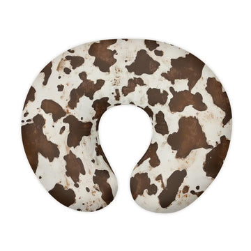 Tongluoye Brown Cowhide Nursing Pillow Cover For Baby Boy Soft Breastfeeding Pillow Slipcover Cow Baby Girl Newborn U-Shaped Bre