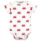 Touched By Nature Unisex Baby Organic Cotton Bodysuits, Mystic Sea Creatures, Preemie