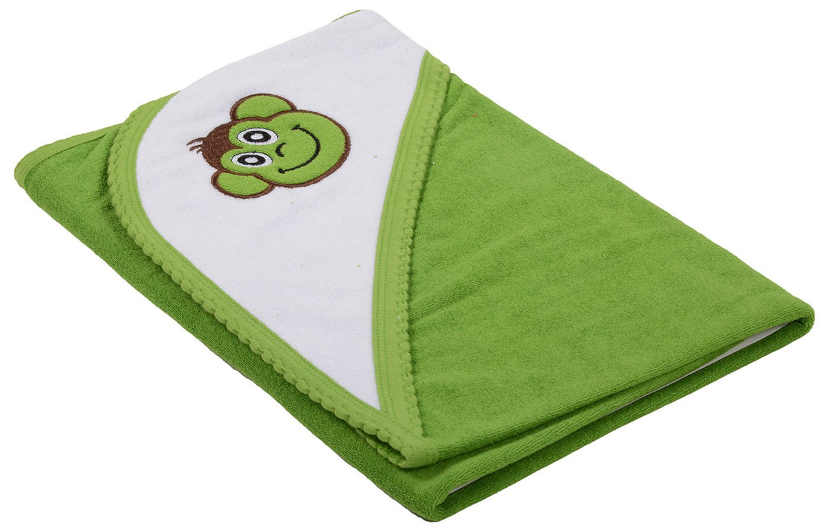 Quick Dry Hooded Baby Towel (Green)
