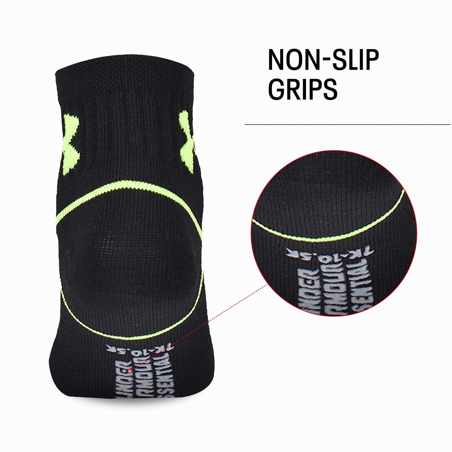 Under Armour Baby Boys Multi Pack Basic Essential Quarter Sock, Black, 12-24 Months