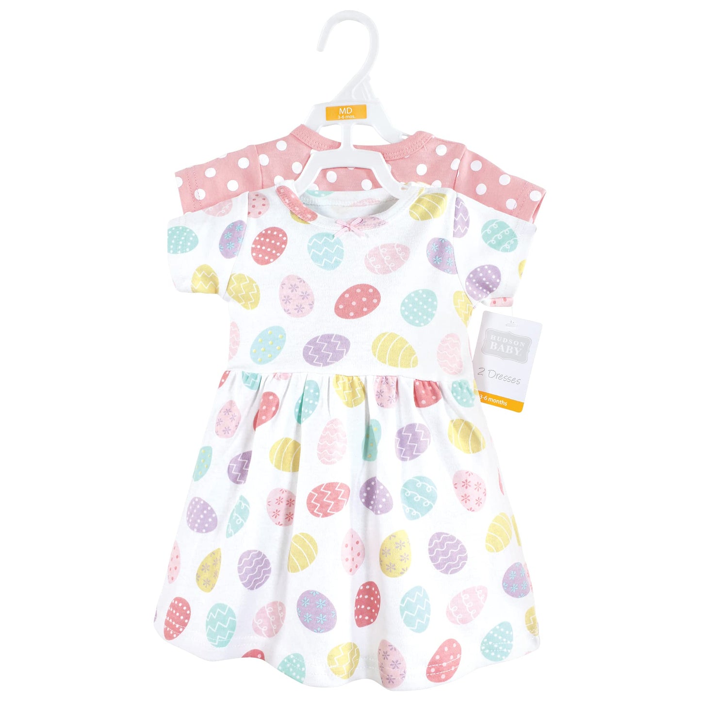 Hudson Baby Baby Girls Hudson Infant Girl Cotton Dresses, Easter Eggs, 3-6 Months Casual Dress, Easter Eggs, Months Us