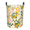 Pevtufa Fruit Foldable Laundry Basket Organizer,Fabric Clothes Toy Storage Basket Nursery Hamper Storage Bin For Household Bedro