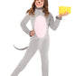 Kid'S Mouse Costume With Headband - Girl'S & Boy'S Rodent Animal Jumpsuit - Child Animal Halloween Costume S