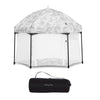 Dream On Me Onyx Playpen Set With Canopy, Baby Playpen, Portable And Lightweight, Playpen For Babies And Toddler, Storm Grey