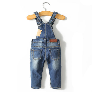 Kidscool Space Baby Boy Girl Jean Overalls,Toddler Slim Cute Denim Dungaree,Blue,12-18 Months