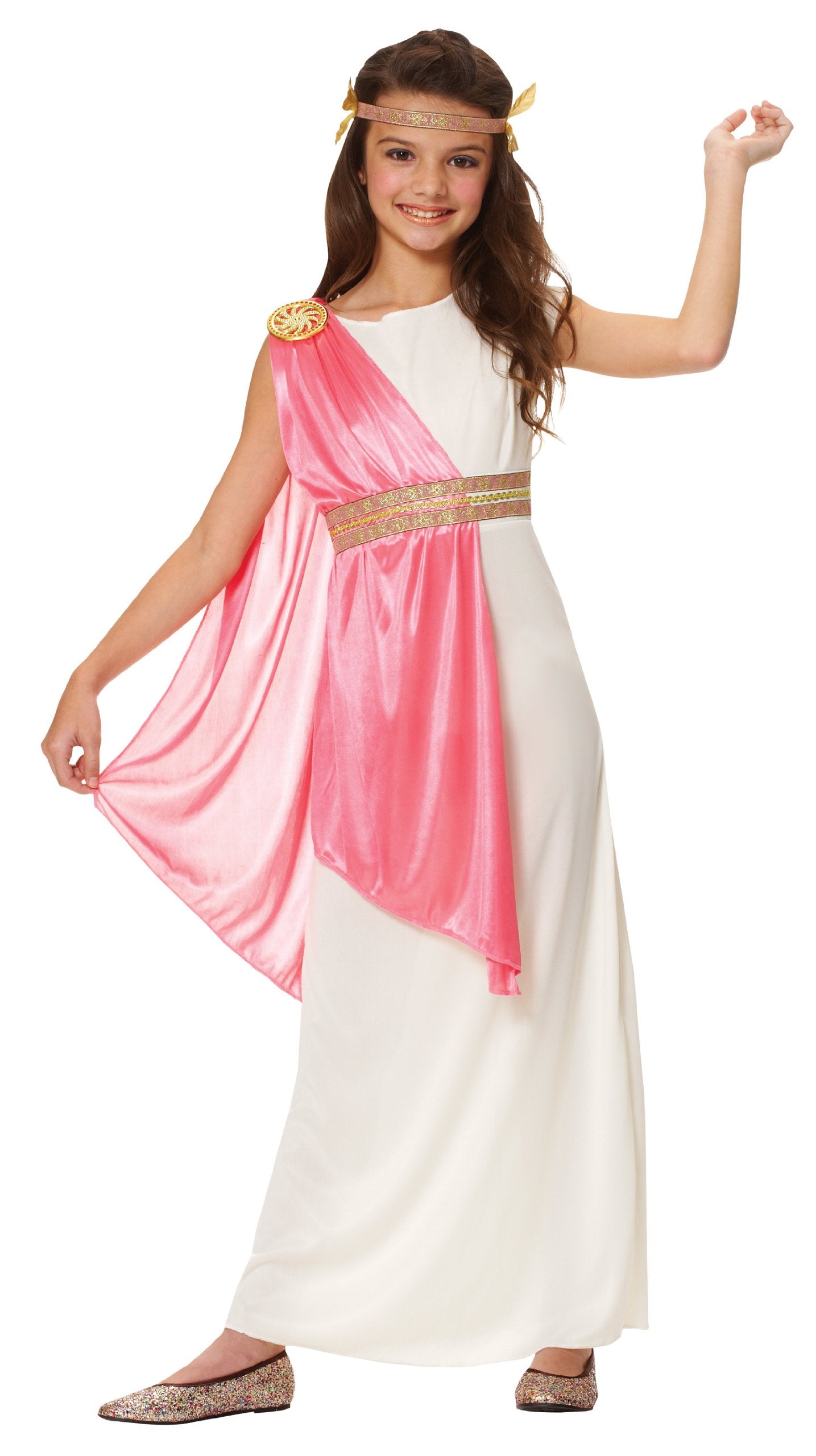Costume Culture Girl'S Roman Empress Costume, Ivory, Small