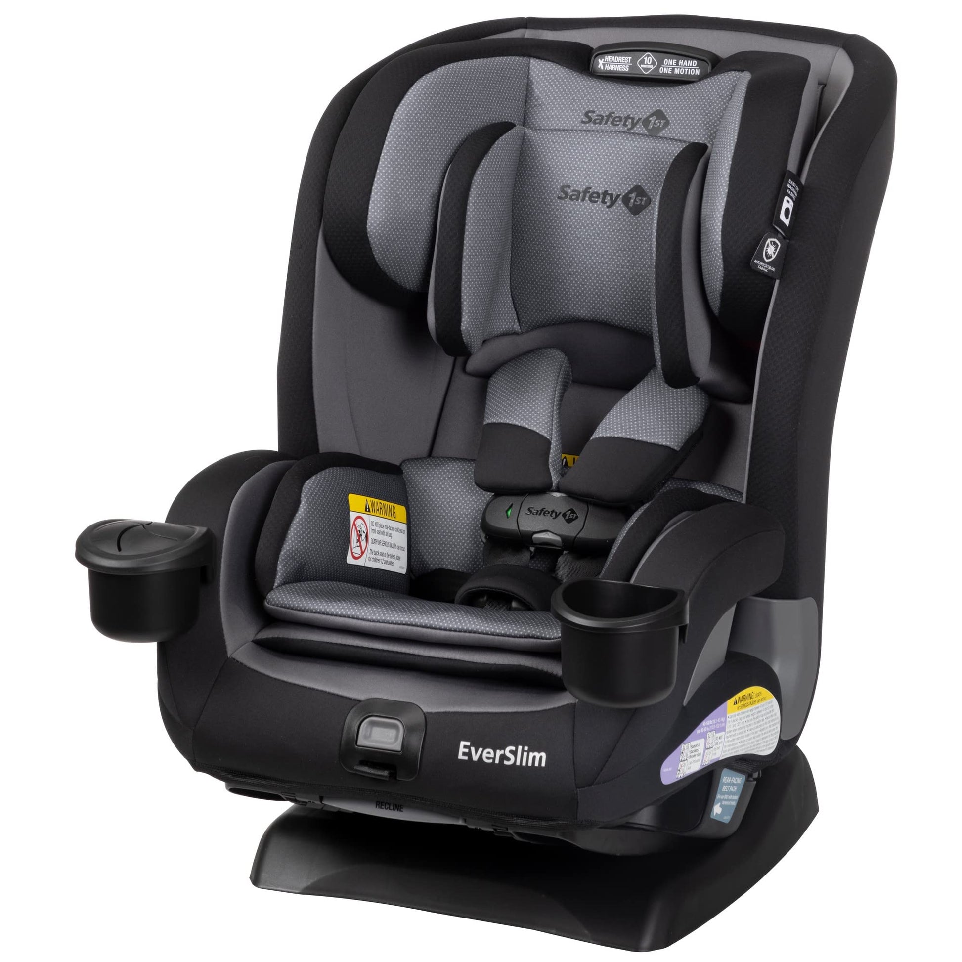 Safety 1st Everslim DLX Slim Convertible Car Seat- A 4-in-1 Convertible Child Safety Car Seats; Baby Car Seats for 5-100 lbs, Hi