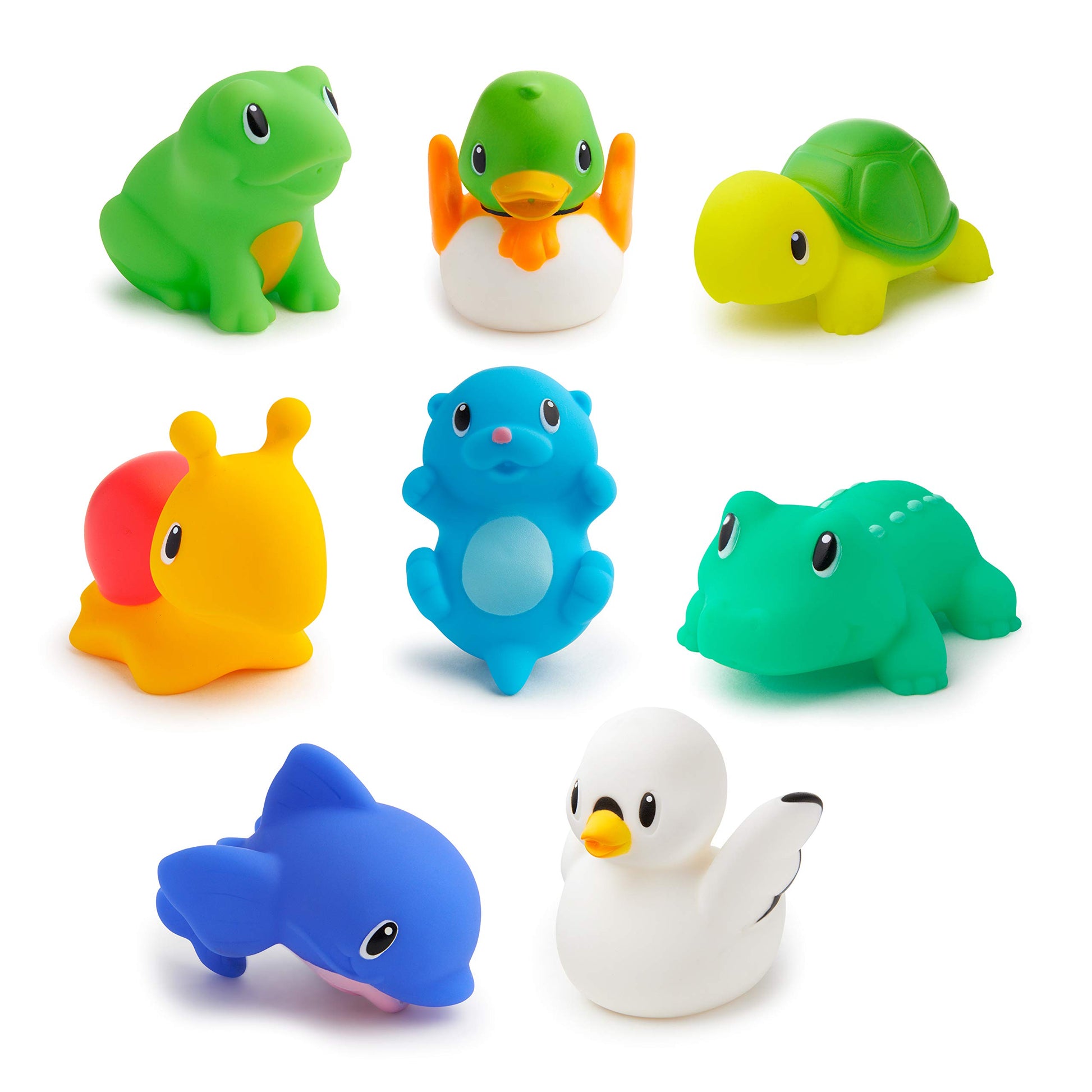 Munchkin Lake Squirts Baby Bath Toy, 8 Pack