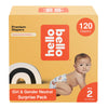 Hello Bello Diapers, Size 2 (10-16 Lbs) Surprise Pack For Girls - 120 Count Of Premium Disposable Baby Diapers, Hypoallergenic W