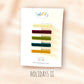 Velvet Bar Clip Set