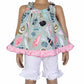 Annloren Baby And Big Girls Seashell Swing Tank Top Spring Summer Separates