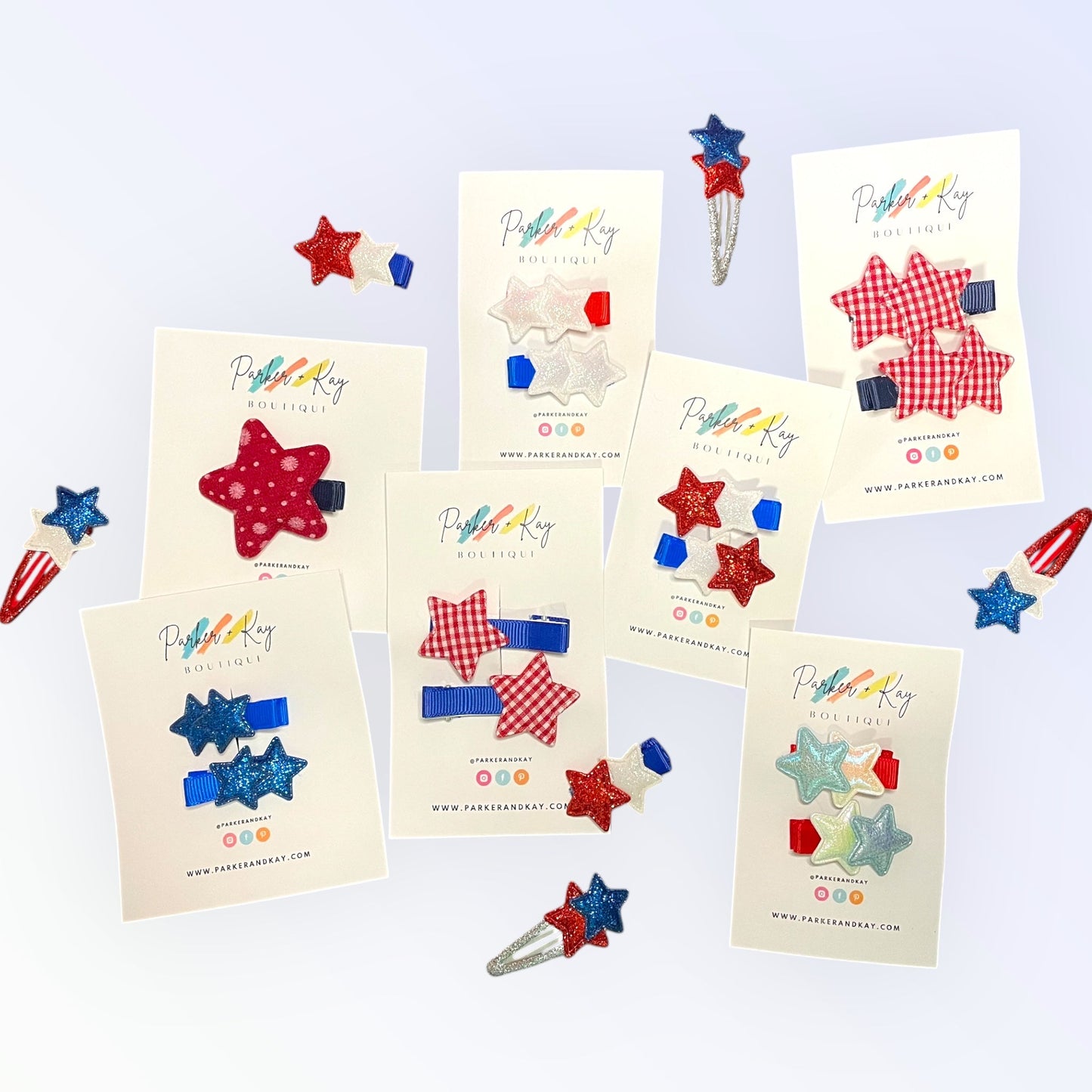 Twinkling Stars Hair Clips
