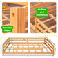 Full-Size Montessori Floor Bed with Strong Slatted Frame