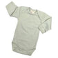 Organic Cotton Long Sleeve Bodysuits/Onesies  Soft Sage 612M