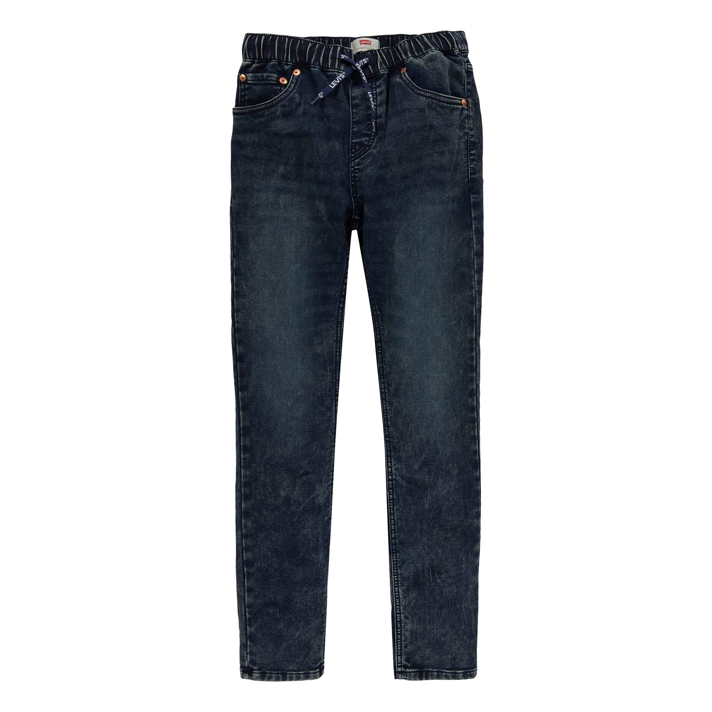 Levi'S Boys' Skinny Fit Pull On Jeans, Marsh Carbon, 2T