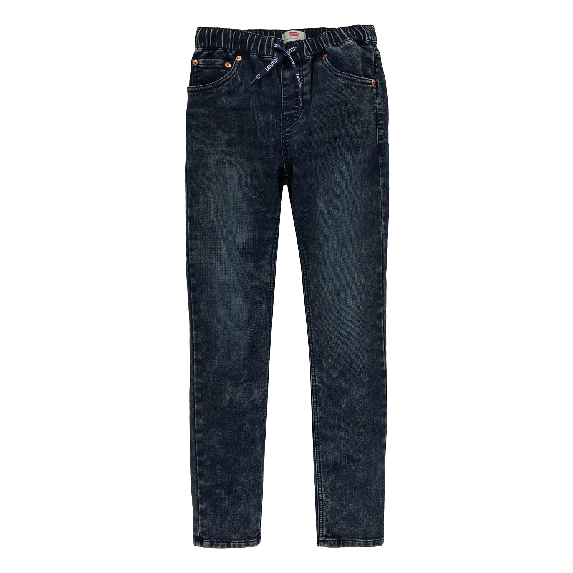 Levi'S Boys' Skinny Fit Pull On Jeans, Marsh Carbon, 2T
