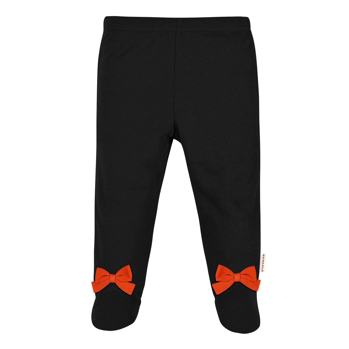 Nfl Baby Girls' 3Pc Bodysuit, Footed Pant, & Cap Set, Cincinnati Bengals, 6-9 Months