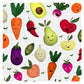 Bapronbaby Market Fresh Produce Splash Mat - Waterproof Catch-All For Under High Chairs, Floors, Tables, Playtime Or Arts & Craf