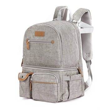 Momigo Breast Pump Backpack - Cooler And Moistureproof Bag Double Layer For Mother Outdoor Working Backpack With 13 Inch Laptop