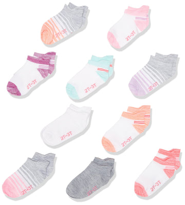Hanes baby girls Heel Shield Socks, 10-pair Pack Socks, Assorted, 12-24 Months US