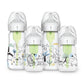 Dr. Browns Anti-Colic Options + Wide-Neck Baby Bottle Designer Edition, Jungle, 5 oz/150 mL + Dino, 9oz/270mL, with Level 1 Slo