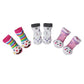Puppet Baby Girl Rattle Socks Set For 0-6 Months Cute Infant Socks With Plush Bunny Design