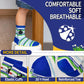 Hycles Toddler Socks With Grip Non-Skid 12 Pairs Baby Kids Sticky Slipper Cotton Crew Socks 3-5T Children/Boy/Girl