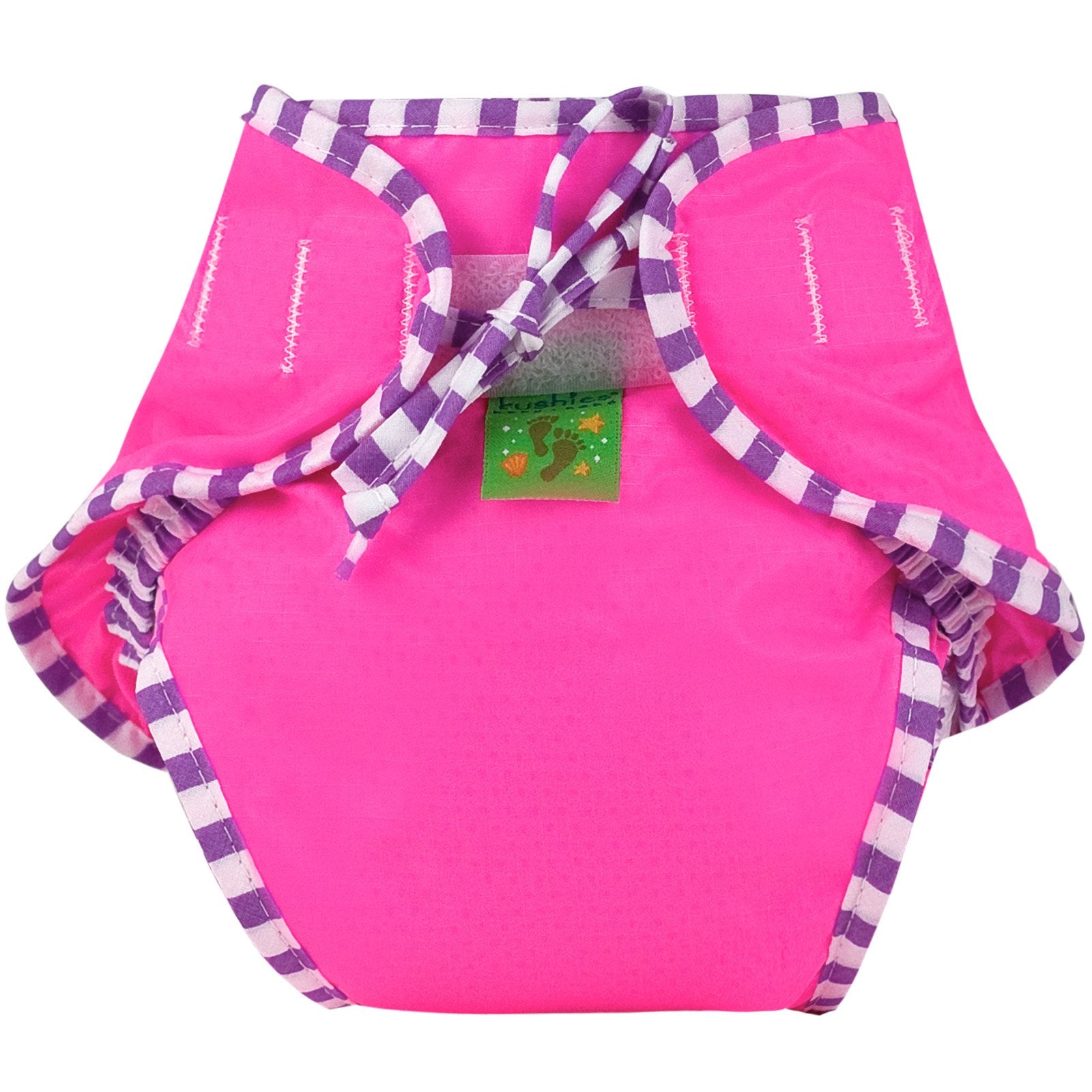 Kushies Swim Diaper, Pink Solid, X-Large