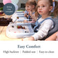 Inglesina Fast Table Chair - Stone Gray Melange + Fast Dining Tray - Portable High Chair For Baby Toddlers Infant, 6-36 Months -