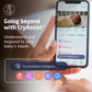Maxi-Cosi See Pro 360 Baby Monitor with CryAssist AI Cry Translation, 2K HD camera with PTZ, Secure Non Wi-Fi 5 inch parent unit