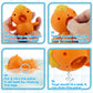 Dwi Dowellin Bath Toys for Toddlers, Magnetic Fishing Games Kids Bathtub Toys, Mold Free Wind-up Toys Swimming Fish Duck Whale F