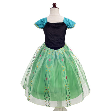 Lito Angels Toddler Girls Princess Coronation Costumes Halloween Birthday Fancy Party Dress Up With Accessories Size 2-3T Green