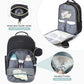 Lovevook Diaper Bag Backpack, Quilted Baby Bag With Changing Pad & Pacifier Holder, Waterproof Travel Diaper Bags For Baby Boys