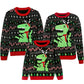 Simplee Kids Ugly Christmas Sweater Family Matching Outfits For Holiday Party Knitted Pullover For Winter 7-8T Kids