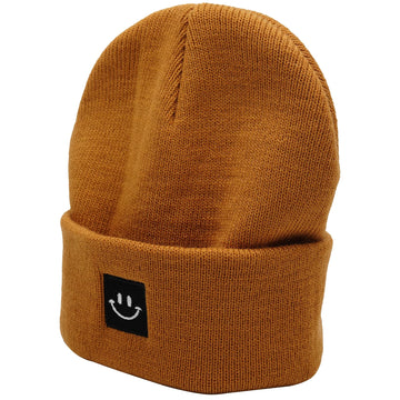 55Cube Baby Hat 0-6 Months Camel