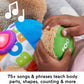 Fisher-Price Baby & Toddler Toy Laugh & Learn Smart Stages Puppy Musical Plush with Lights & Phrases for Infants Ages 6+ Months
