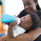 Dr. Brown'S Natural Flow Options+ Glass Baby Bottle Sleeves,100% Silicone,9 Oz,Wide-Neck,Blue