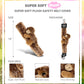 Dollibu Brown Monkey Plush Car Seatbelt Cover - Soft Fluffy Cushion Support For Safety Seat Belt Strap Cover, Decorative Wild Li